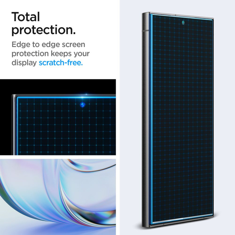 Spigen Glas.tR EZ Fit Privacy gehärtetes Glas für Samsung Galaxy S24 Ultra - 2 Stk.