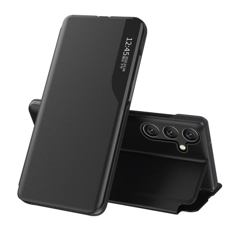 Eco Leather View Case Samsung Galaxy S25+ Black