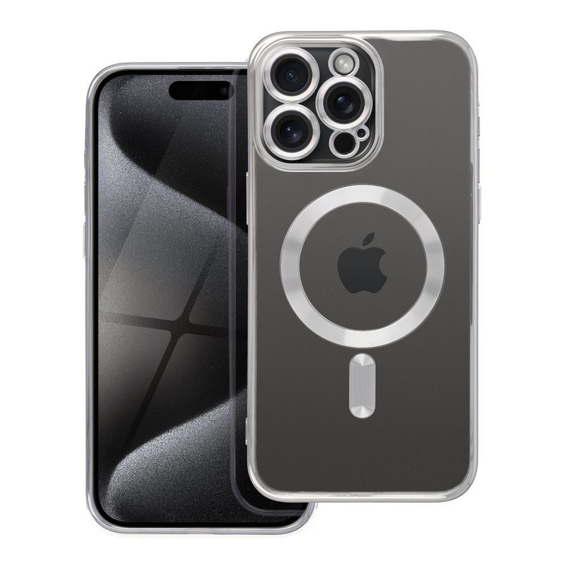 Futerał Electro Mag Cover kompatybilny z MagSafe do IPHONE 15 PRO MAX tytanowy