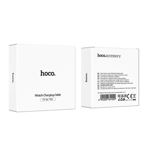 HOCO kabel do ładowania smartwatcha Y24 0,6 m biały