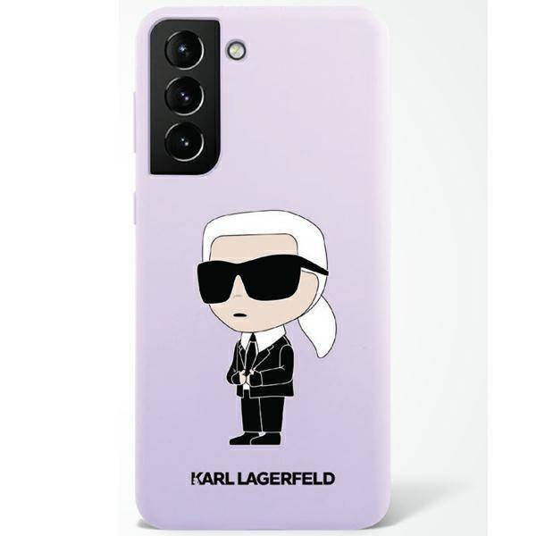 Karl Lagerfeld Silicone NFT Ikonik - Etui Samsung Galaxy S23+ (fioletowy)