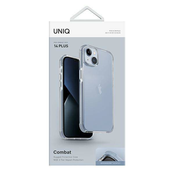 Etui Uniq Combat na iPhone 14 Plus - niebieskie