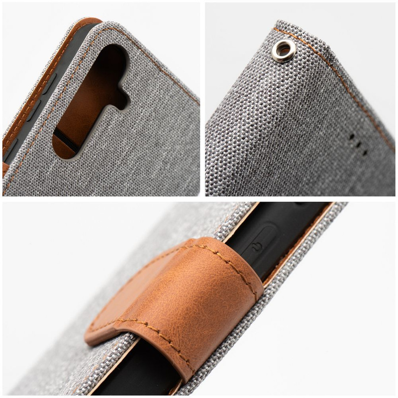 Kabura JEANS Book do SAMSUNG A36 5G szary
