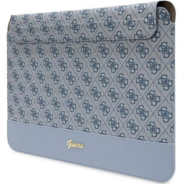 Guess Sleeve GUCS14PS4SGB 14&quot; blue/blue 4G Stripe Metal Logo