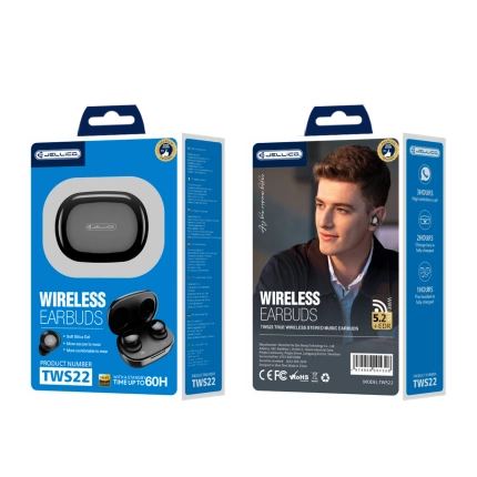 JELLICO kabellose Kopfhörer TWS22 schwarz