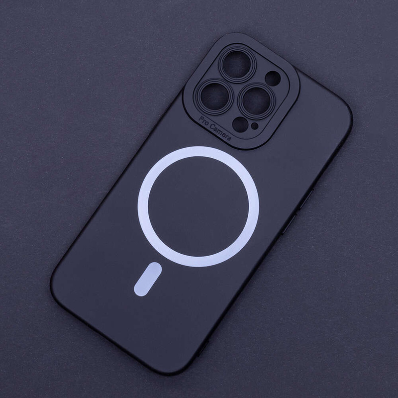 Nakładka Silicon Mag do iPhone 15 Plus 6,7" czarna