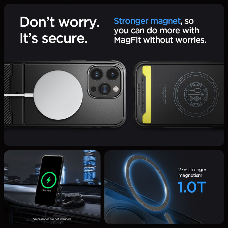 Spigen RUGGED ARMOR MAG MAGSAFE IPHONE 15 PRO MAX MATTSCHWARZ