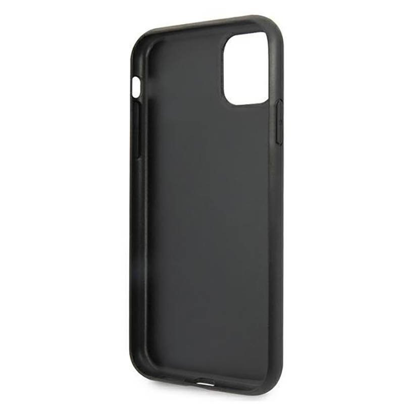 Guess nakładka do iPhone 11 GUHCN61PU4GHBR brązowa hard case 4G Triangle Collection