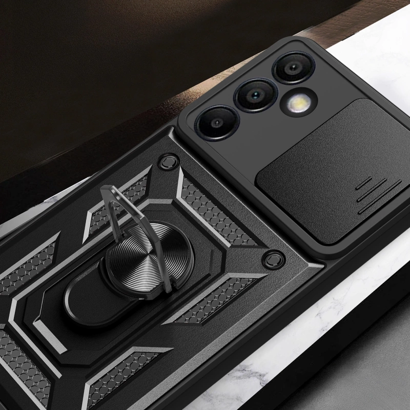Hybrid Armor Camshield Samsung Galaxy S24 FE Black