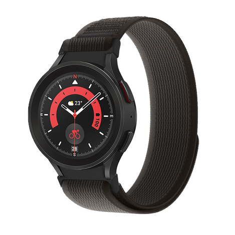 Pasek do GALAXY WATCH 4 / 5 / 5 PRO / 6 Tech-Protect Nylon pomarańczowo - czarne