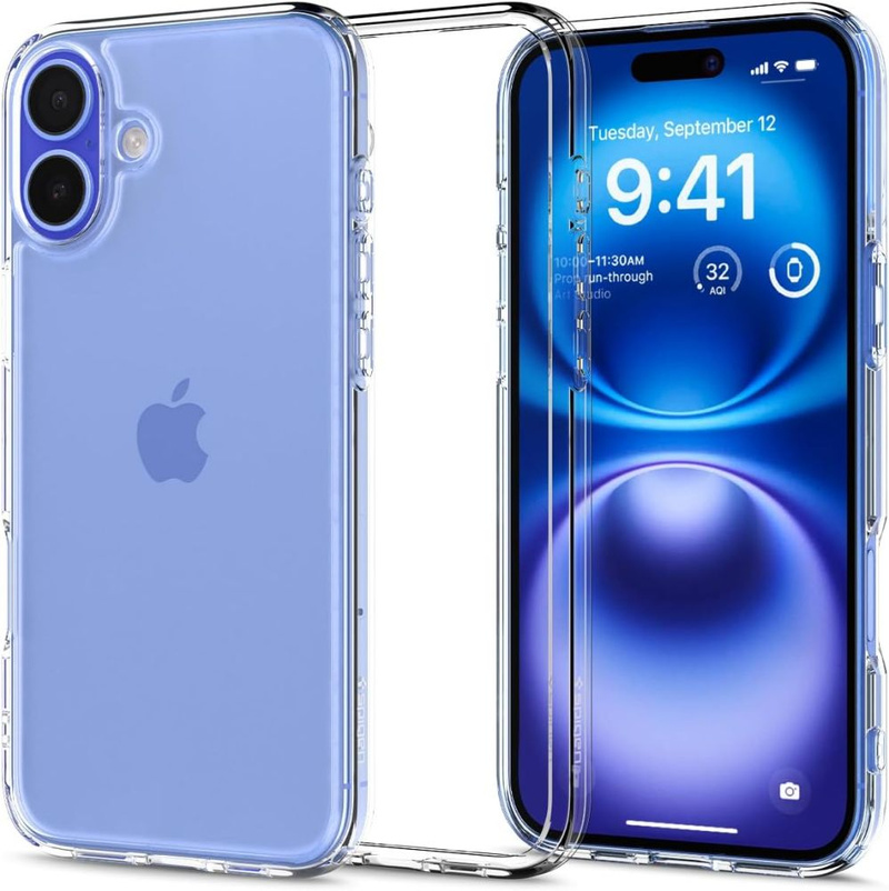 Spigen Ultra Hybrid iPhone 16 crystal clear ACS08197
