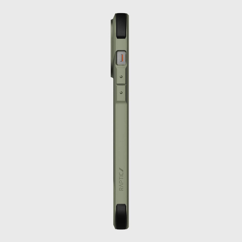 Raptic X-Doria Fort Case iPhone 14 Pro mit gepanzerter MagSafe-Hülle grün