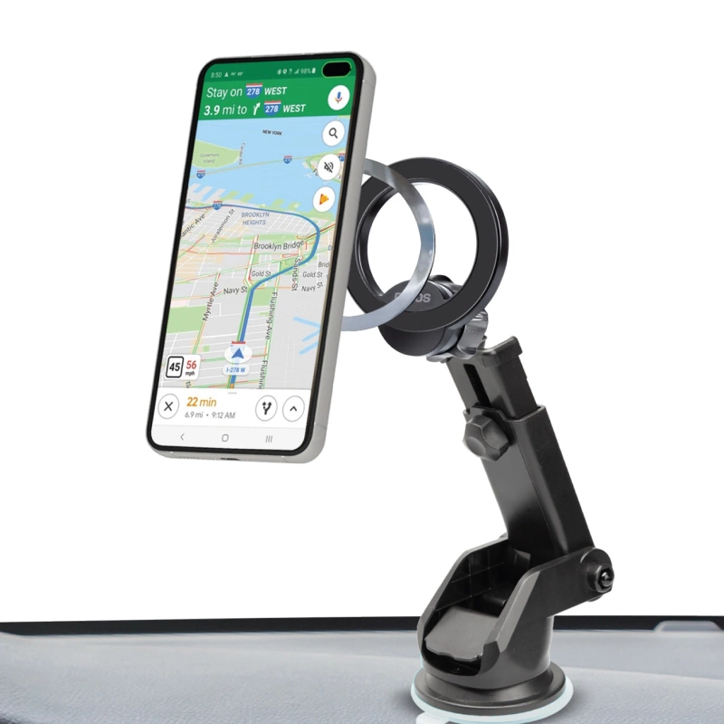 SBS TESUPMAGRINGEXT Smartphone Holder for Dashboard and Windshield, MagSafe Compatible - Black