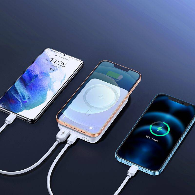 Powerbank Joyroom JR-W020 20W 10000mAh MagSafe + kabel USB-C - USB-C 0.25m - czarny
