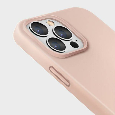 UNIQ etui Lino iPhone 13 Pro / 13 6,1" różowy/blush pink