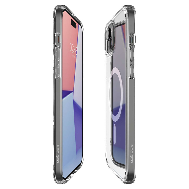 Spigen CRYSTAL HYBRID MAG MAGSAFE IPHONE 15 PRO MAX FROST KLAR