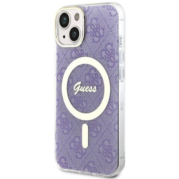 Guess GUHMP14MH4STU iPhone 14 Plus 6.7" purpurowy/purple hardcase 4G MagSafe