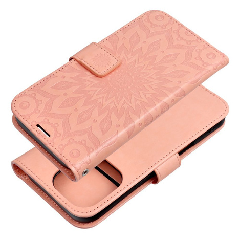 Kabura MEZZO Book do IPHONE 16 Pro mandala peach fuzz