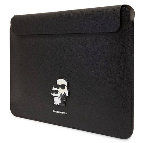 Karl Lagerfeld Hülle KLCS14SAKCPMK 14&quot; schwarz/schwarz Saffiano Karl&amp;Choupette