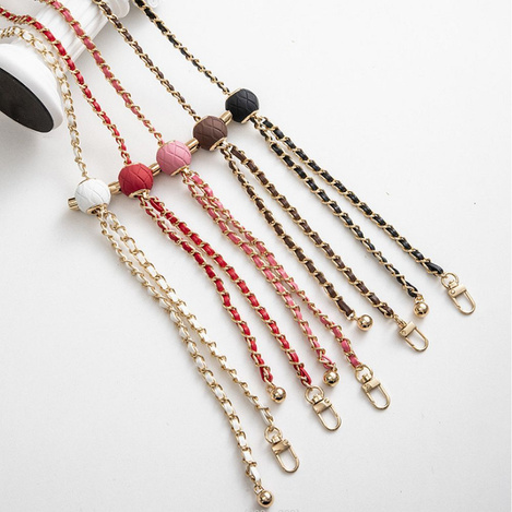 Łańcuch / Smycz z uchwytem GLAMOUR wszystkie modele max 80mm szer. BIAŁY