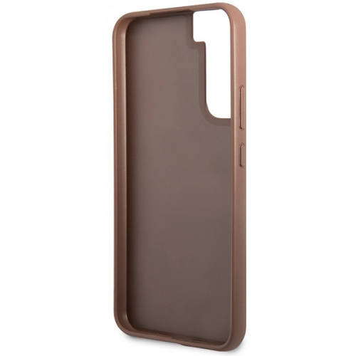 Guess 4G Metal Logo - Etui Samsung Galaxy S23 (brązowy)