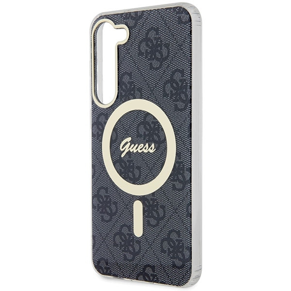 Guess GUHMS23MH4STK S23+ S916 black/black hardcase 4G MagSafe