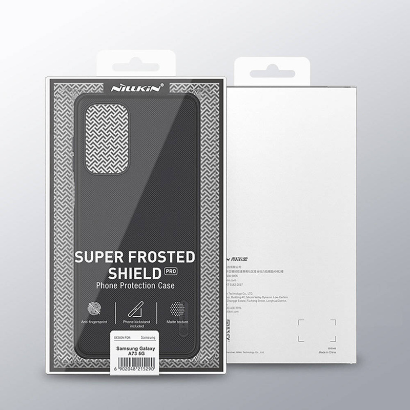 Nillkin Super Frosted Shield Pro wytrzymałe etui pokrowiec Samsung Galaxy A73 czarny