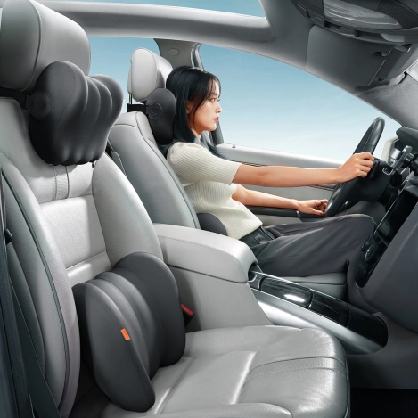 Baseus ComfortRide Auto-Lendenkissen – Schwarz