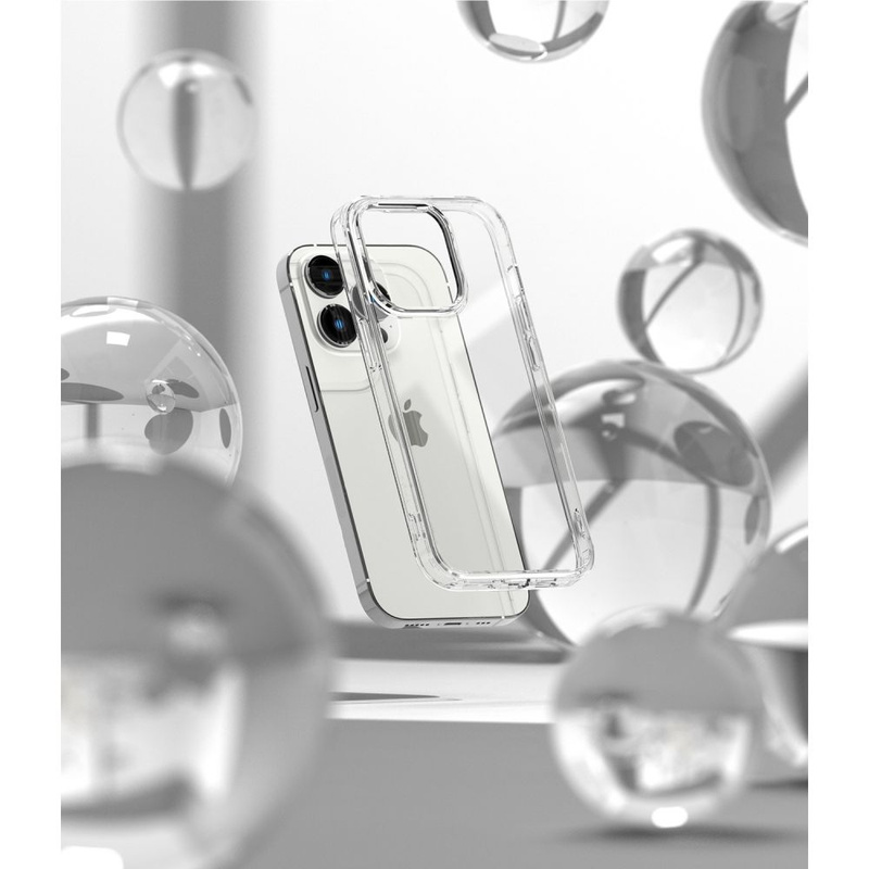 Ringke Fusion TPU Cover mit Gelrahmen für iPhone 14 Pro Max transparent (F645E52)