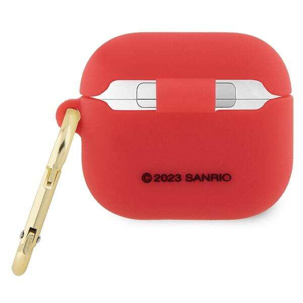 Hello Kitty Silikon 3D Kitty Head Hülle für AirPods 3 – Fuchsia