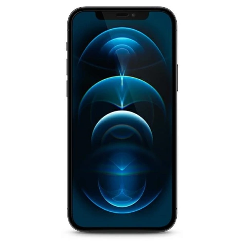 Guess szkło hartowane iPhone 12 Pro Max 6,7" Vintage Magic Logo / GUSPP12LSLTR