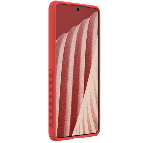Nillkin Super Frosted Shield Pro strapazierfähige Hülle für Samsung Galaxy A73 rot