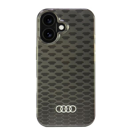Audi nakładka IML Stitching Pattern MagSafe do iPhone 16 6.1" czarna