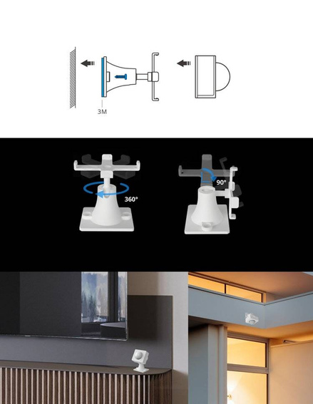 Sonoff stand self-adhesive holder for ZigBee motion sensor
