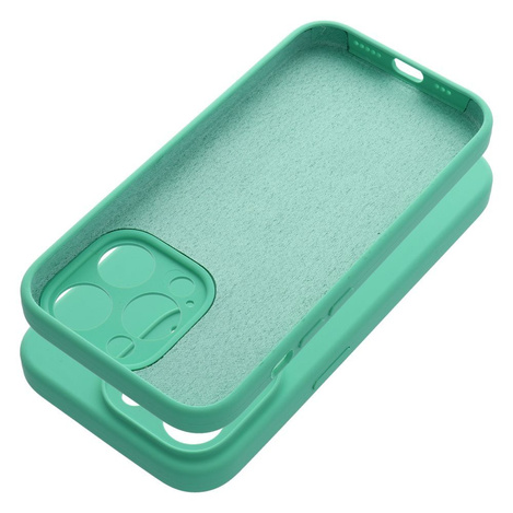 Futerał SILICONE 2mm do IPHONE 14 Pro miętowy