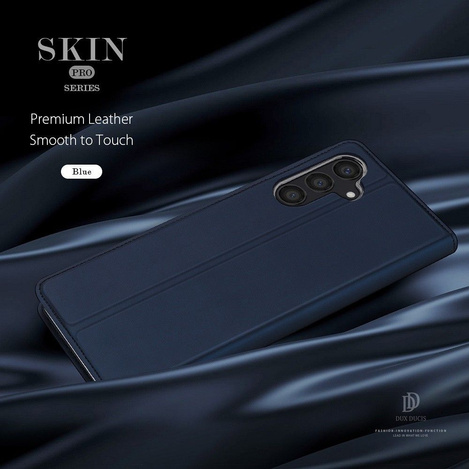 Etui Dux Ducis Skin Pro do Samsung S24 z klapką - niebieskie