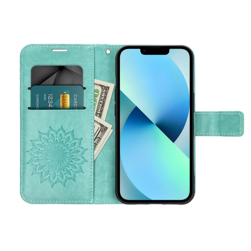 Kabura MEZZO Book do XIAOMI Redmi NOTE 11 / 11S mandala zielony