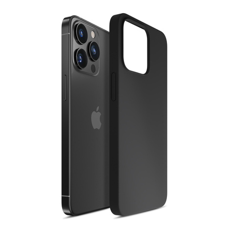 3MK Silicone Case iPhone 16 Pro Max 6.9" czarny/black