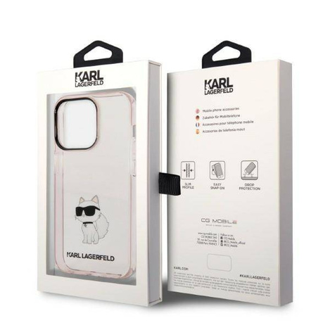 Karl Lagerfeld IML NFT Choupette - Etui iPhone 14 Pro Max (różowy)