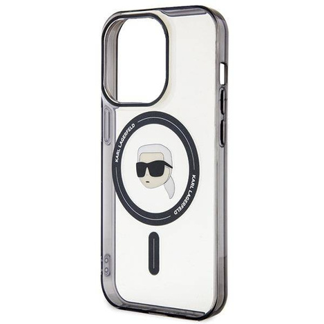 Karl Lagerfeld KLHMP15LHKHNOTK Hülle für iPhone 15 Pro – transparent