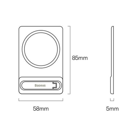 Baseus Foldable Magnetic Bracket White
