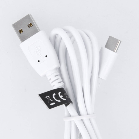 Maxlife kabel USB - USB-C 1,0 m 3A biały