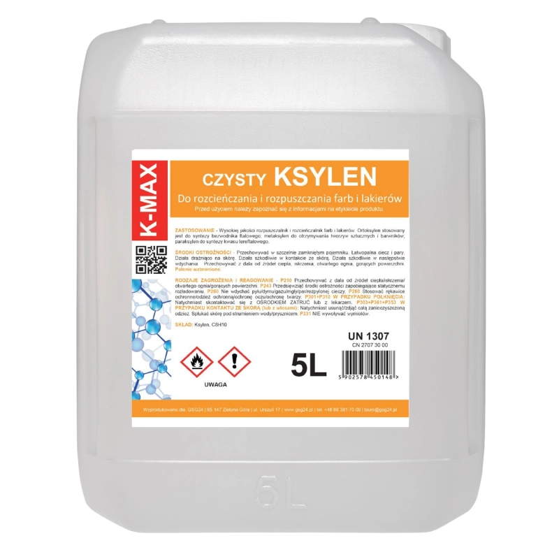 Xylol-Lösungsmittel, organischer Verdünner für Farben und Lacke K-MAX 5L