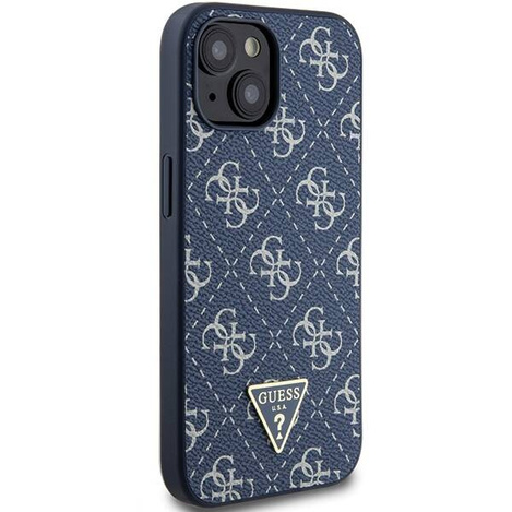 Oryginalne Etui GUESS hardcase 4G Triangle Metal Logo GUHCP15MPG4GPB do Iphone 14 Plus/ 15 Plus niebieski