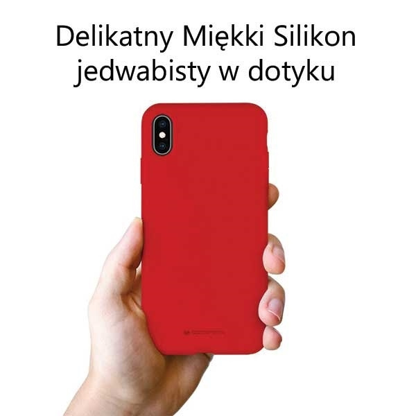 MERCURY SILICONE CASE SAMSUNG A53 5G RED / CZERWONY
