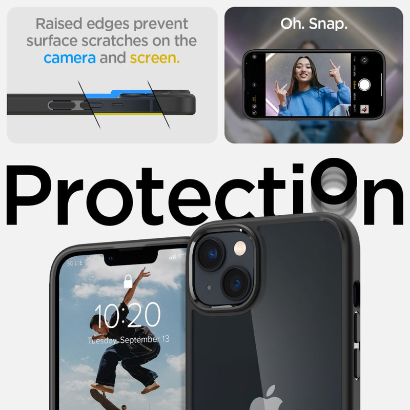 Spigen ULTRA HYBRID IPHONE 14 Plus MATTSCHWARZ