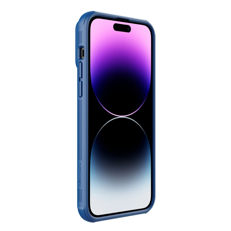 Nillkin CamShield S Hülle iPhone 14 Pro Max Gepanzerte Abdeckung Kameraschutz Blau