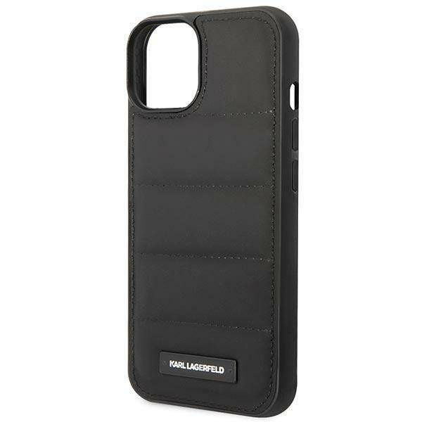 Karl Lagefeld nakładka do iPhone 14 6,1" KLHCP14SPSQAK czarna hardcase Puffy Elongated Logo