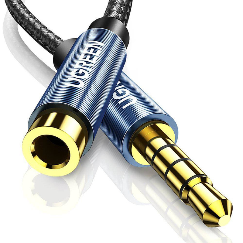 Ugreen Adapter Miniklinke 3,5 mm 0,5 m blau (AV118)