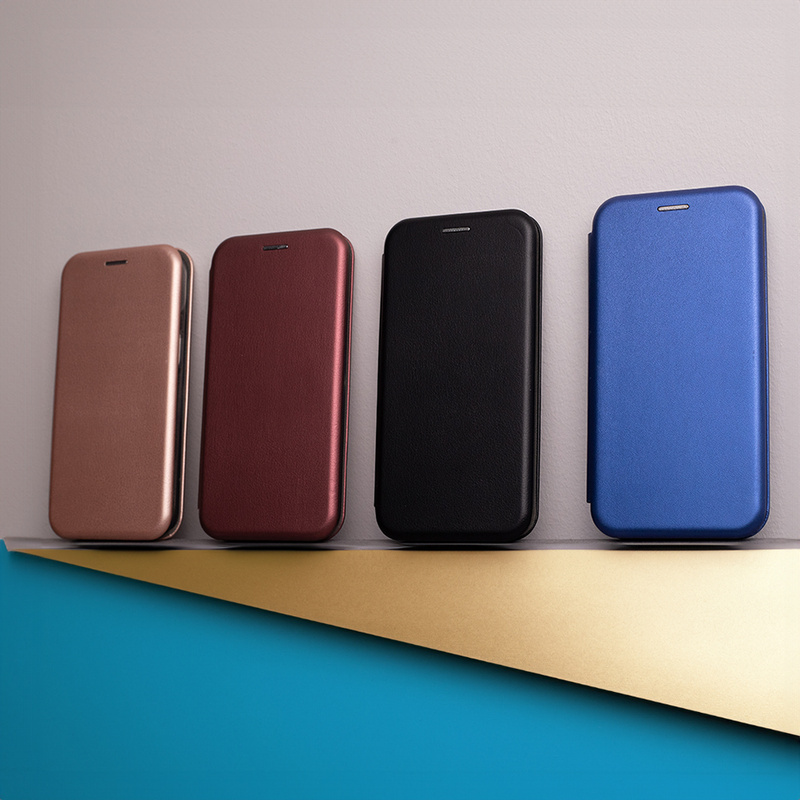 Etui Smart Diva do Samsung Galaxy A55 5G burgundowe